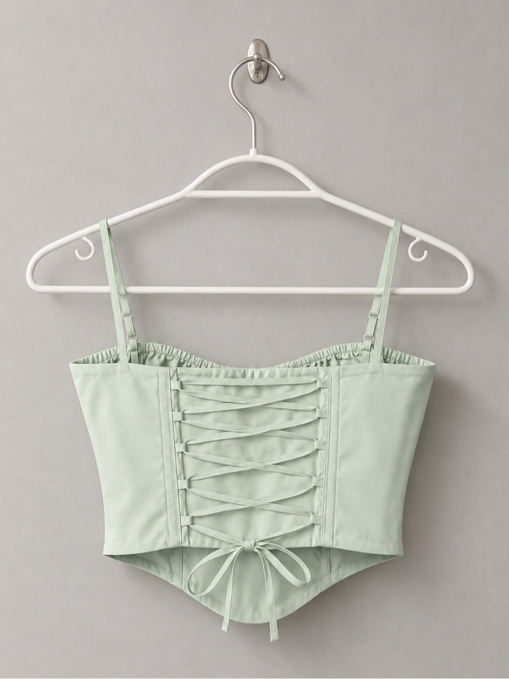 BABYBOO Clara Sage Green Corset Top XS NWT - Picture 6 of 12